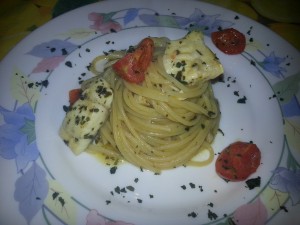 Spaghetti al filetto di orata